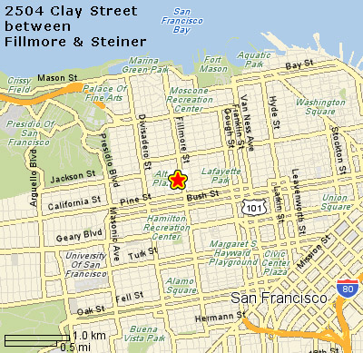 map to Clay Street office